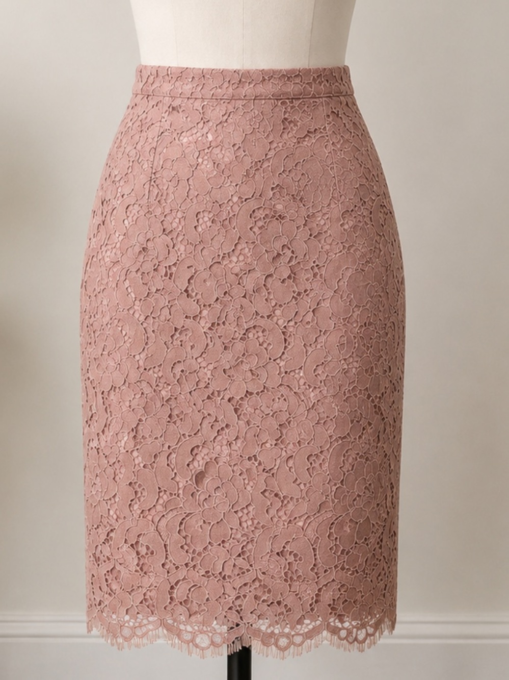 Rachel Parcell Lace Pencil Skirt - Blush